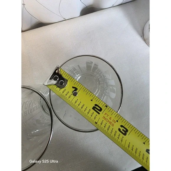 Jack Daniels 10oz Set Of 2 Highball Distillery Etched Silver Rim Painted - Picture 6 of 6